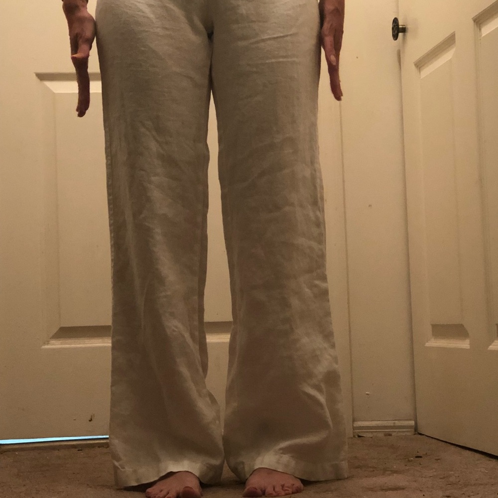 Linen Lilly Pulitzer beach pants size S